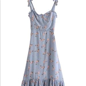 Floral ruffle midis small